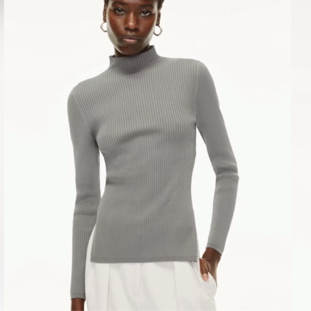 Ariztia Babaton Ambrosia Sculpt Knit Tie-Back Longsleeve